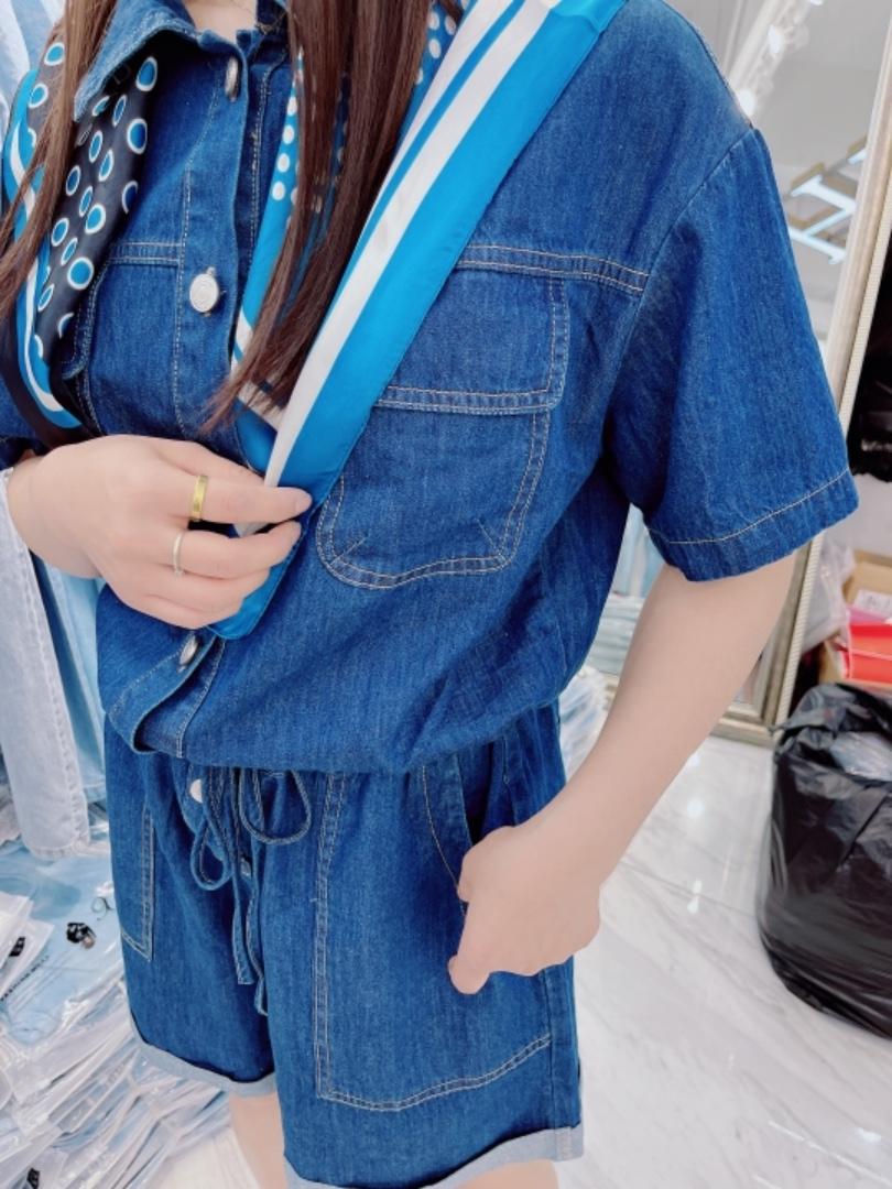 夏季牛仔连体裤，女装连体裤，雪儿诱惑
