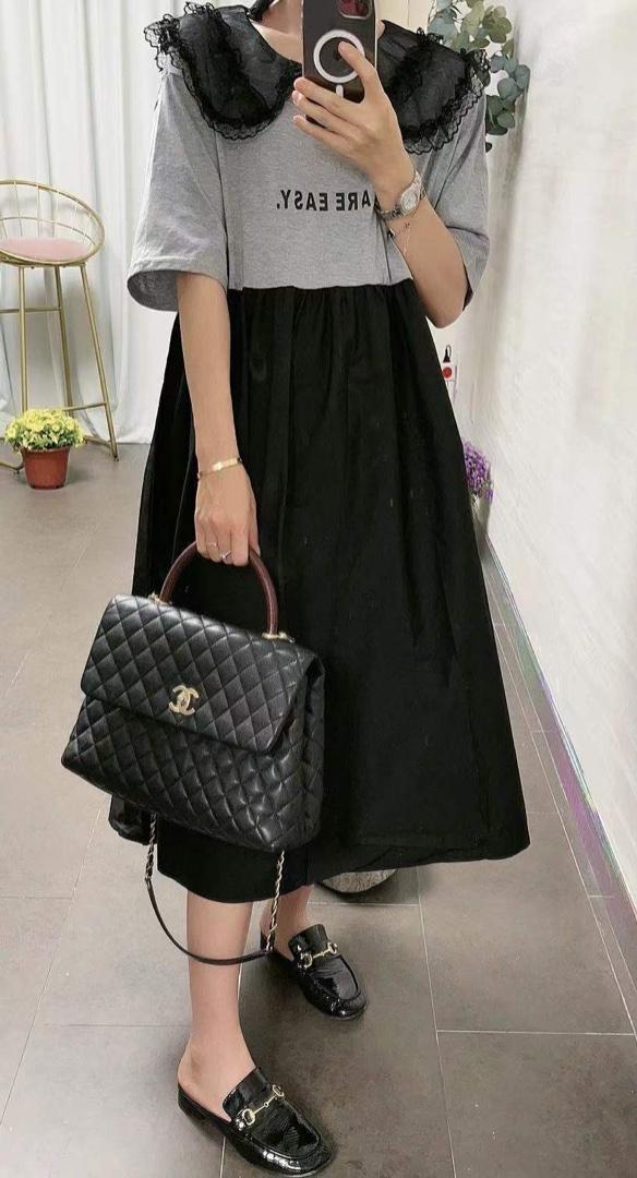 【现货】夏季新款韩版宽松连衣裙，女装连衣裙，KEYI