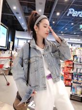 韩版牛仔外套，女装，一杭