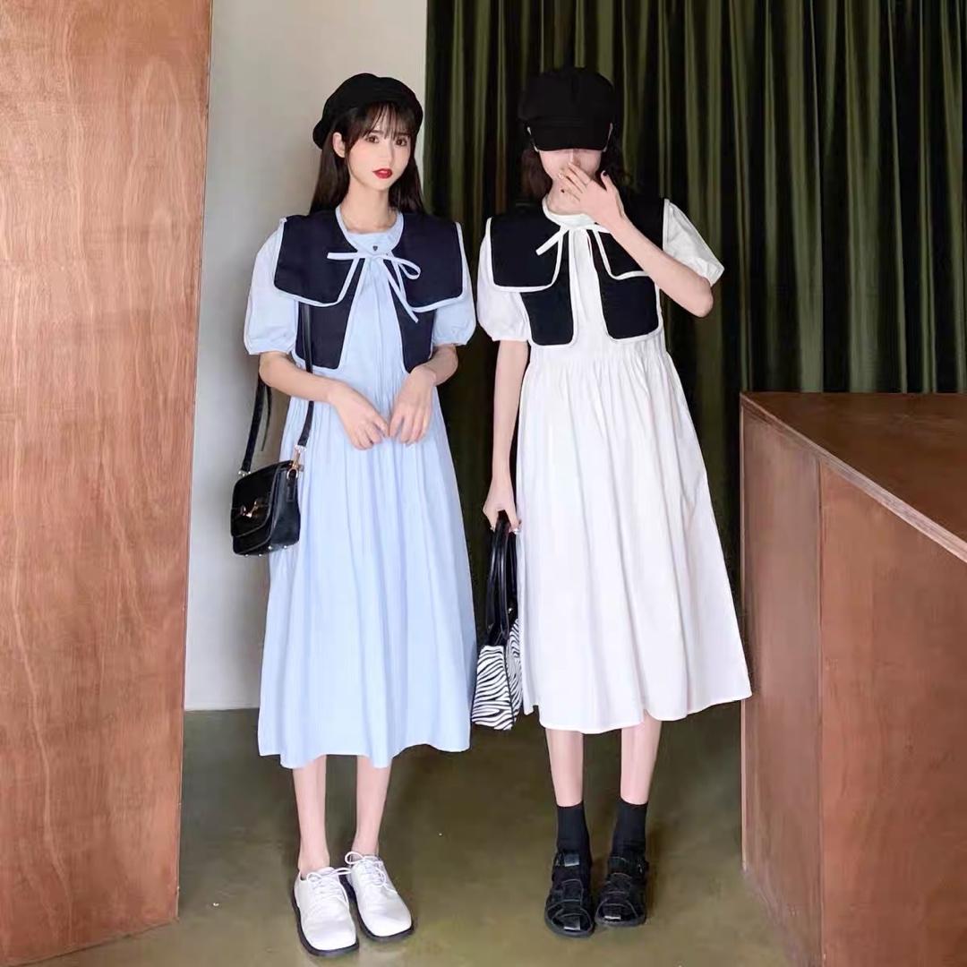 夏季新款可脱卸连衣裙，女装连衣裙，冰雪兒