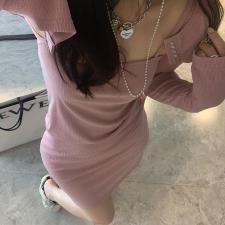 长款吊带两件套，女装背心吊带，XTZ style