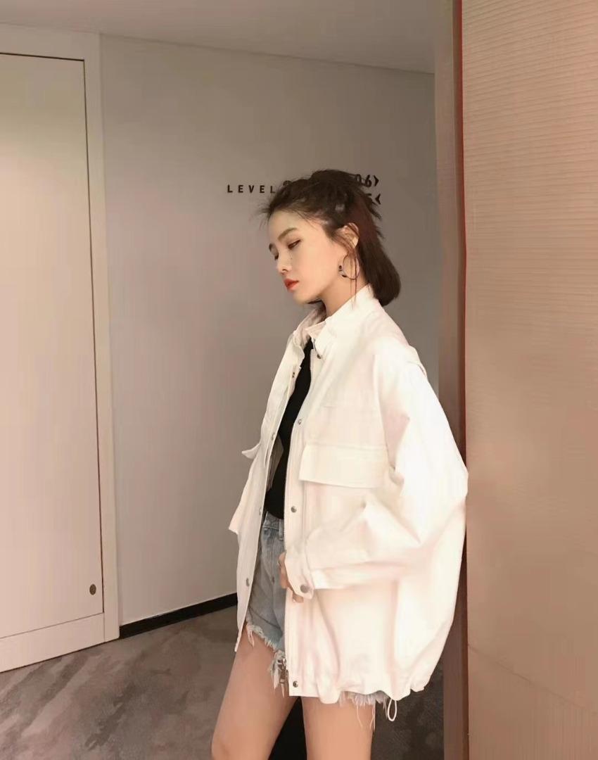 春季派克风衣，女装风衣，玉米青豆