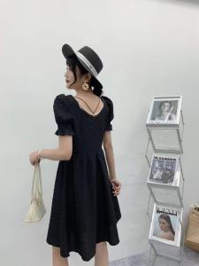 夏季珍珠连衣裙,女装连衣裙,依岸
