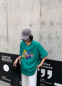 春款手工钉珠Ti恤，女装，大图 DTU