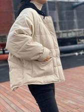 现货：圆领羽绒，女装，D壹
