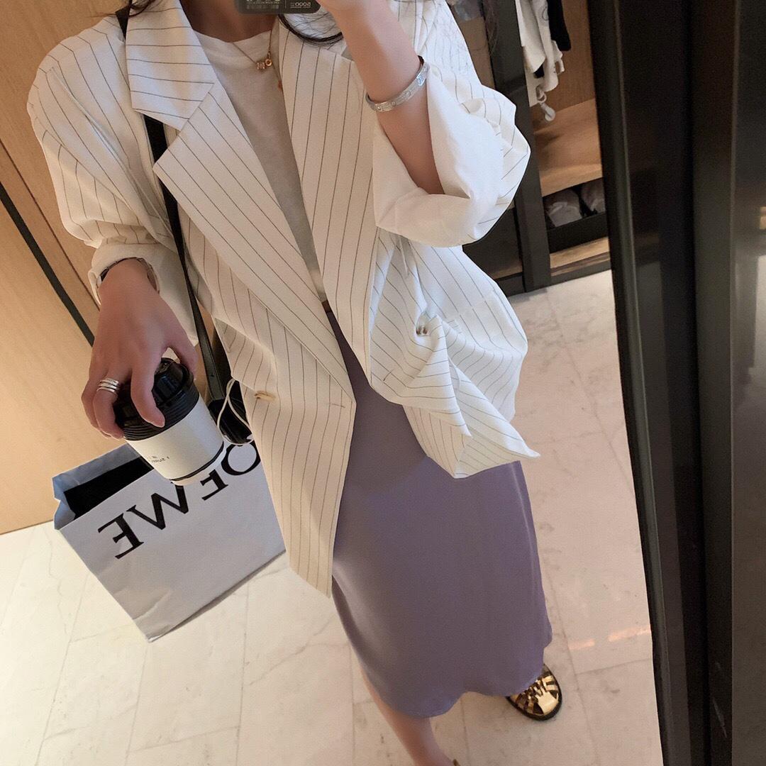 7932条纹西装，女装西装，XTZ style