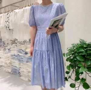 夏季新款韩版连衣裙,女装连衣裙,麦筱萌