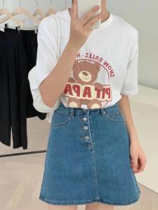 夏季新款：新款简韩T恤，女装T恤，嫒可儿