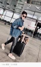 DG7061早春新款时尚洋气牛仔休闲外套，女装，L·H·X