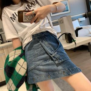 不规则牛仔半裙,女装半身裙,XTZ style
