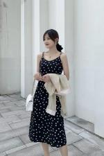 现货，美背吊带长裙，三色三码！，女装背心吊带，雨思佳