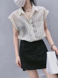无袖衬衫,女装衬衫,迪黎