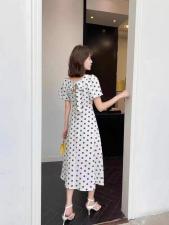 2021年夏季新品梅花印花连衣裙，女装连衣裙，圣伊敏