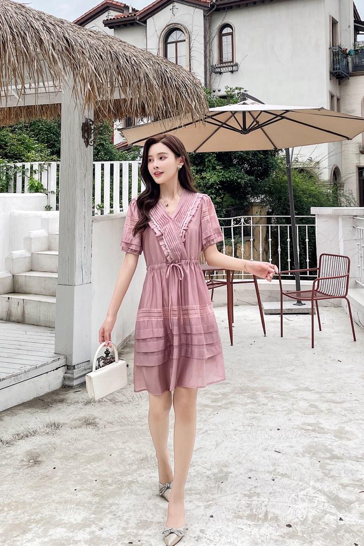 天丝工艺设计风格连衣裙，女装连衣裙，天使公主