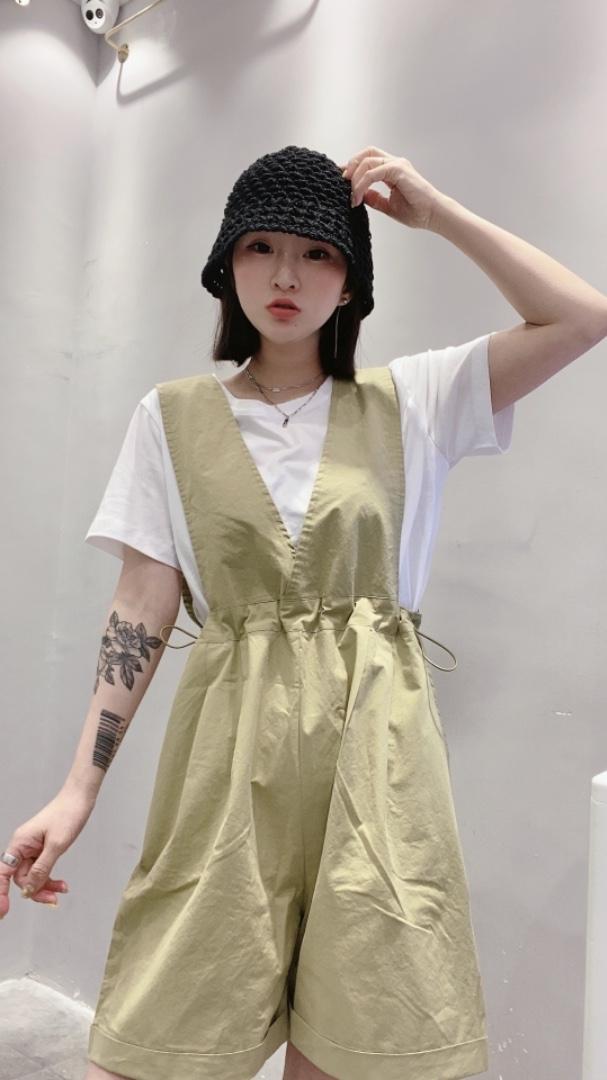 套装背带裤，女装职业装，主合