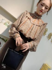 2021春季新款碎花打底衫,女装,云落伊里