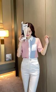 高密长丝斜纹衬衣,女装,七米