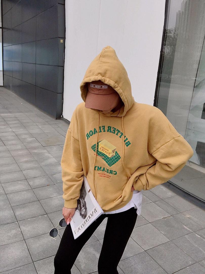 百搭连帽卫衣卫衣SM，女装卫衣/绒衫，尚映