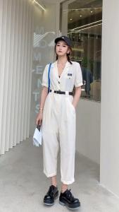 夏季连体裤,女装连体裤,美人访