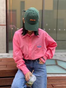 韩版字母衬衫,女装衬衫,DLI.DODO 豆豆