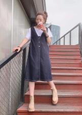 牛仔两件套，女装，衣生缘