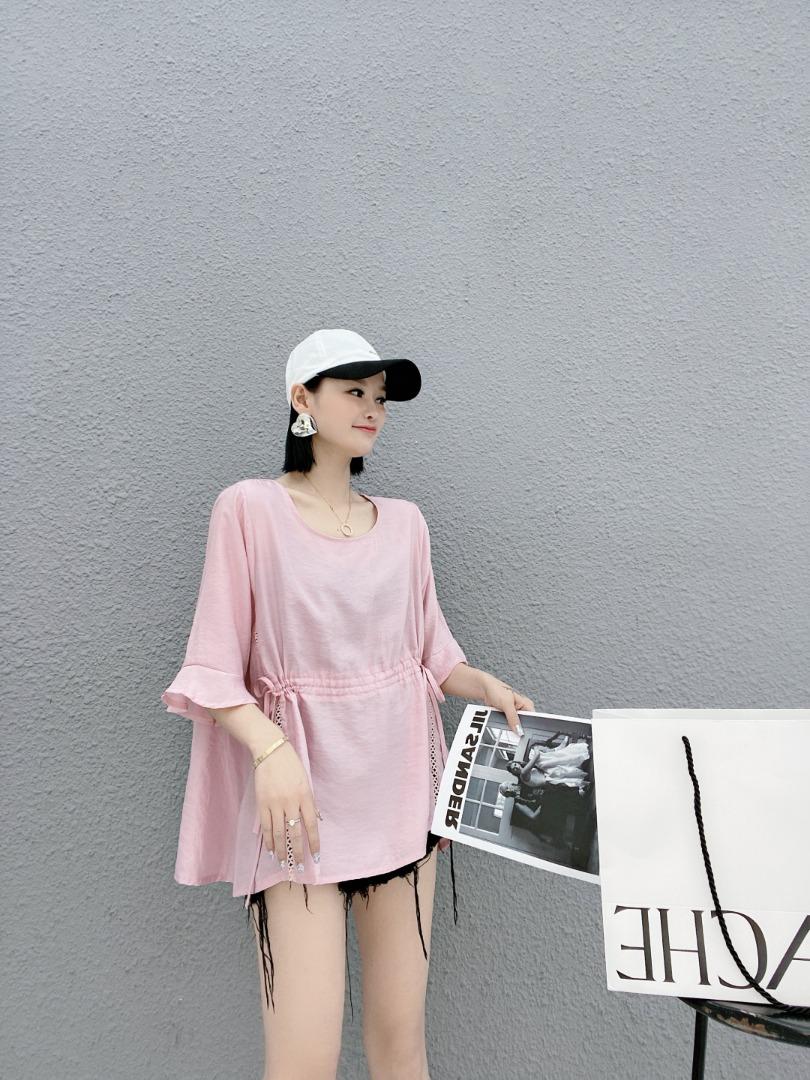 短袖上衣，女装，时尚组合