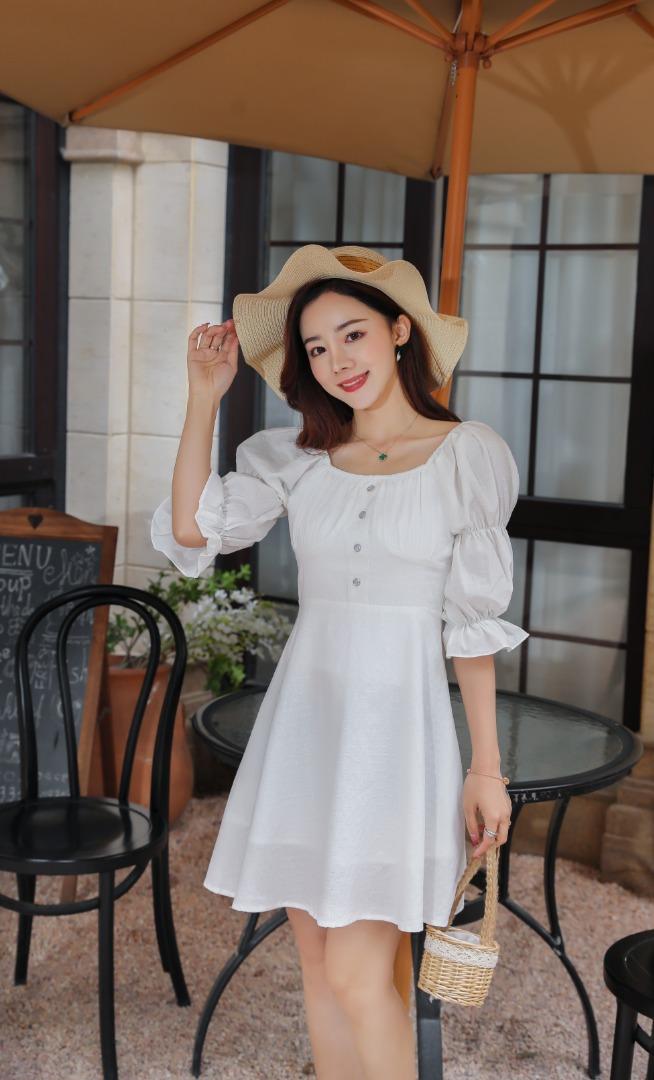 现货夏装新款连衣裙，女装连衣裙，艾涵