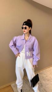2021夏季新款彩色牛仔外套,女装,雪儿诱惑