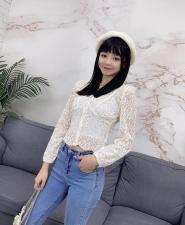 打底百搭蕾丝小衫SML，女装，艾涵