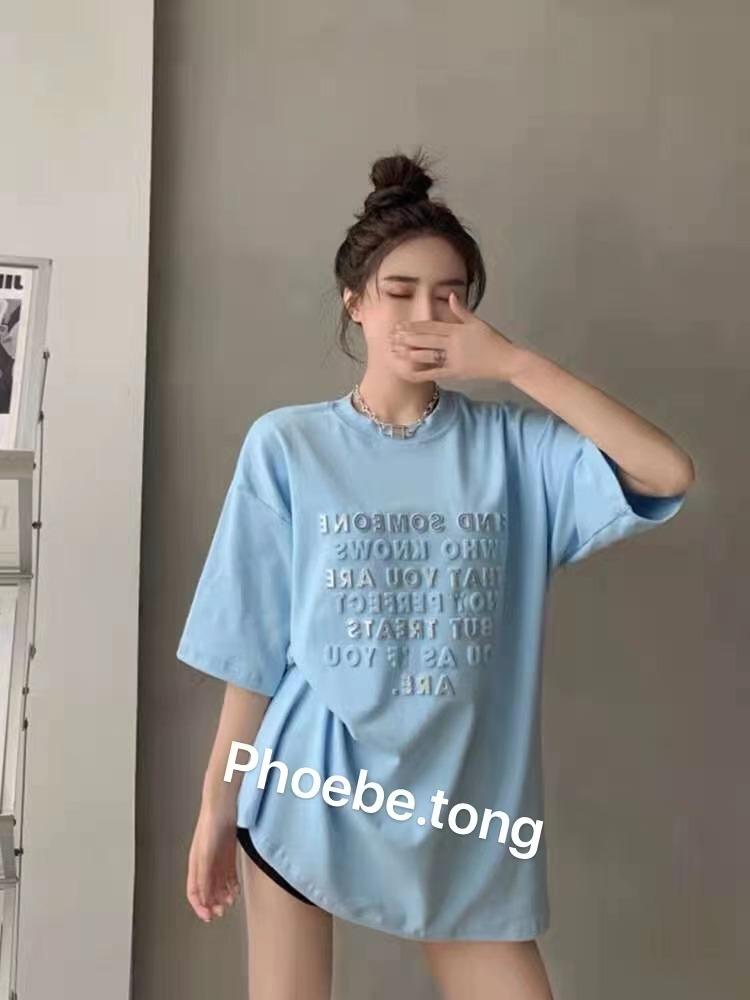 立体短袖字母T，百搭，女装，VANESSA