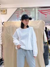 现货春装新款卫衣，女装卫衣/绒衫，火红