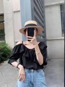 时尚吊肩上衣,女装,TANG.+