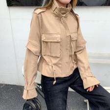 【21ss春一波】短款风衣小外套FQ30W，女装风衣，西子季