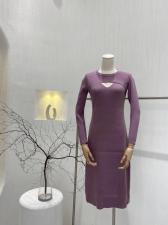 【现货】时尚个性针织连衣裙，女装连衣裙，cherry·印