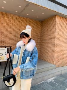 2021冬牛仔派克,女装,雪儿诱惑