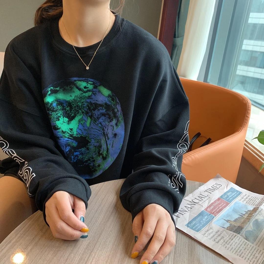 现货，爆地球卫衣，女装卫衣/绒衫，青迈国际