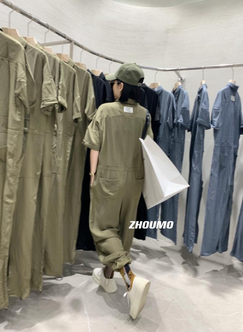 韩版简约连体裤，女装连体裤，周末
