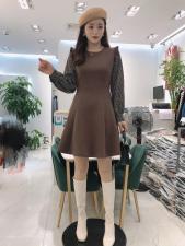 【现货】木耳边连衣裙，女装连衣裙，艾丹迪蔓