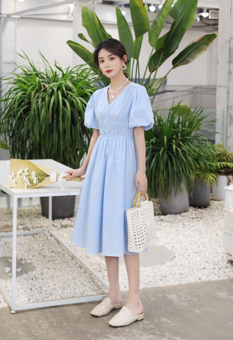 【现货】夏装新款甜美修身连衣裙，女装连衣裙，东洋天堂之花