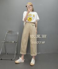 休闲直筒裤，女装，欧夏丽
