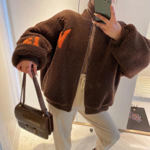 冬季上新，皮毛外套,女装,杏花