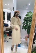 【现货】雪纺压轴连衣长裙，女装，艾丹迪蔓