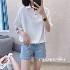 袖子标撞色卫衣，女装卫衣/绒衫，晨贝