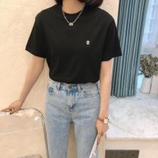 春夏短袖t，女装，木角