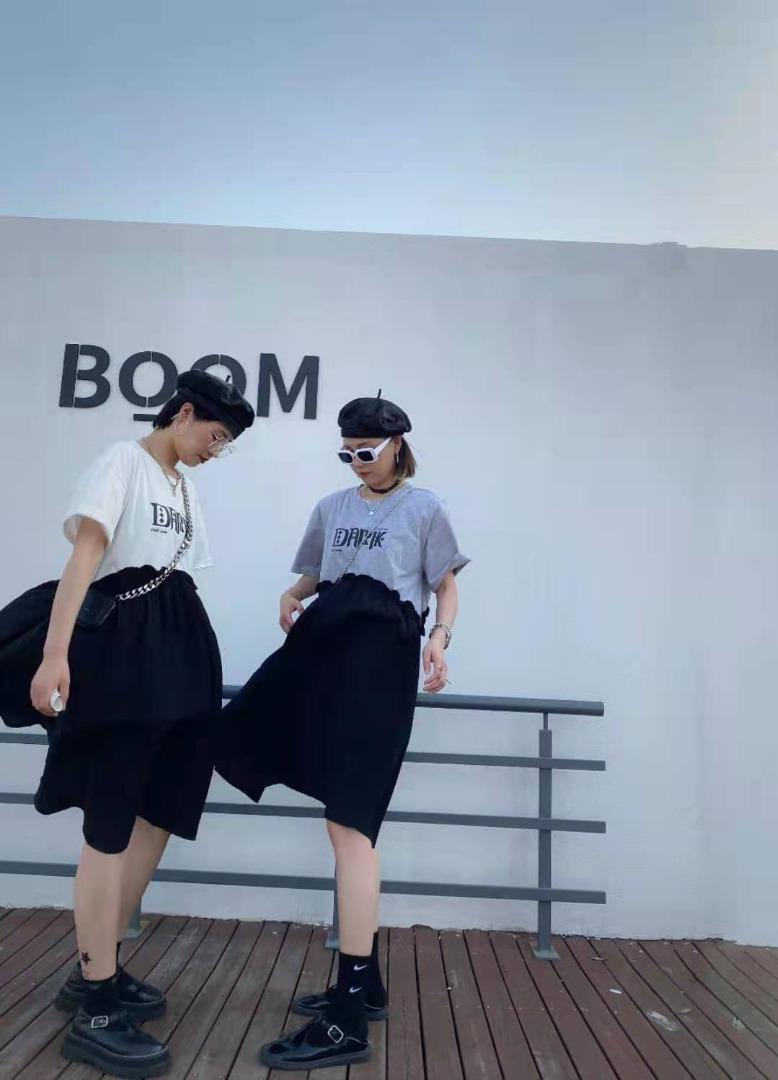 拼接连衣裙，女装连衣裙，DFC 大帆船