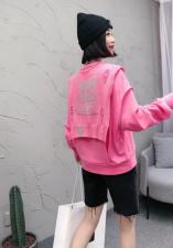 【卫衣现货】春季新款字母披肩卫衣，女装卫衣/绒衫，易霏金熙