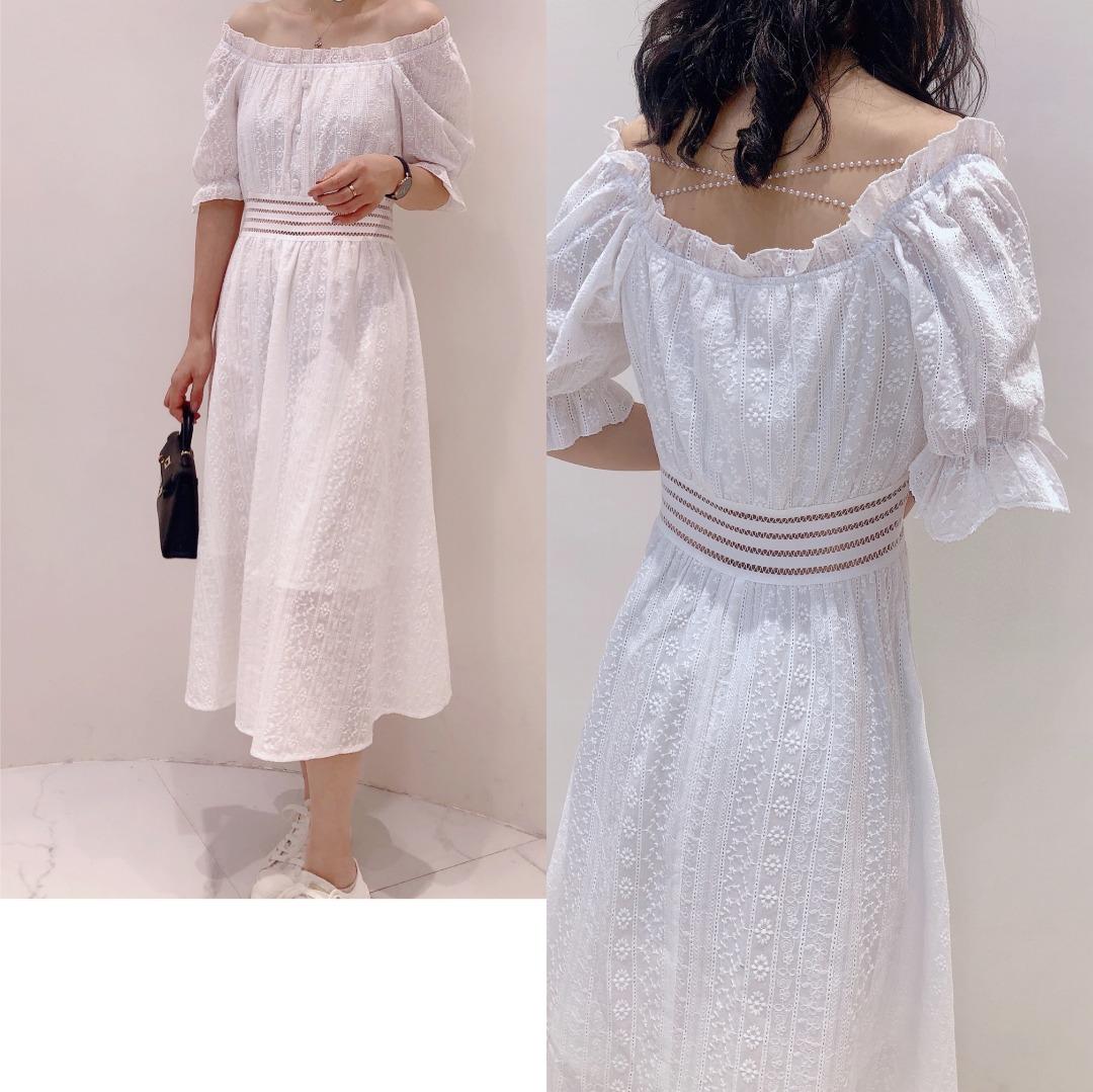 纯色系连衣裙，女装连衣裙，ME