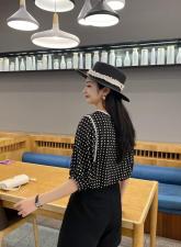 夏季新款波点上衣，女装，斐伦缇娜