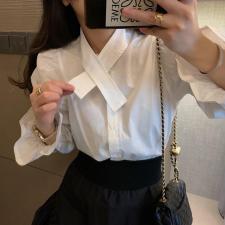 87288泡泡袖衬衫，女装衬衫，XTZ style