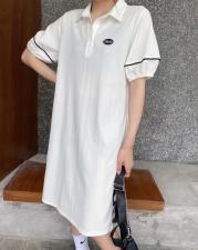 ［爱美欧］夏季新款.针织polo连衣裙，女装连衣裙，爱美欧